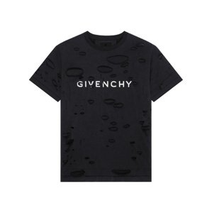 GIVENCHY Cut-Out Black tričko Veľkosť: XL