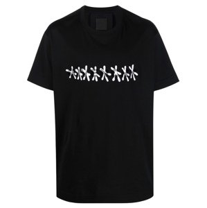 GIVENCHY Overprint Black tričko Veľkosť: M