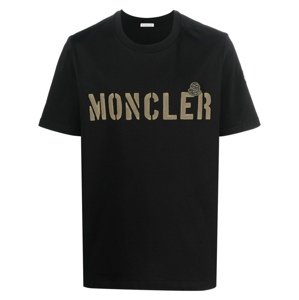 MONCLER Logo Black tričko Veľkosť: XL