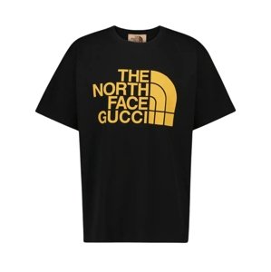 THE NORTH FACE X GUCCI Black tričko Veľkosť: XS