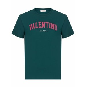 VALENTINO Logo Green tričko Veľkosť: L