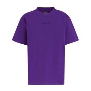 BALENCIAGA Logo Dark Purple tričko Veľkosť: XL