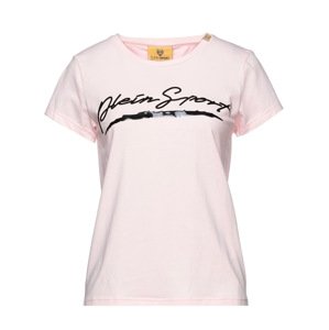 PLEIN SPORT Sign Pink tričko Veľkosť: XS