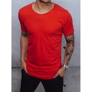 Pánske červené tričko s krátkym rukávom