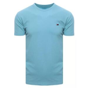 Modré basic tričko s krátkym rukávom