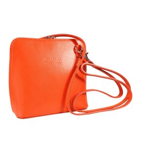 Talianská kožená kabelka Grana Arancione