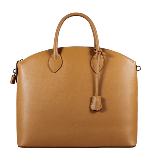 Talianská kožená kabelka Ofelia Camel Chiaro