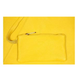 Pekná kabelka Alma Gialla v žltej farbe