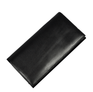 Čierna kožená peňaženka