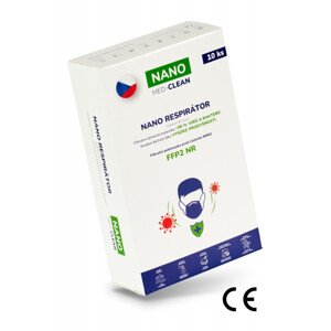 10x FFP2 respirátor NANO MED.CLEAN - barva:B86/telová