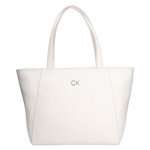 Dámska kabelka Calvin Klein Pebble - biela