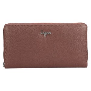 Dámska kožená peňaženka Lagen Kora - hnedá
