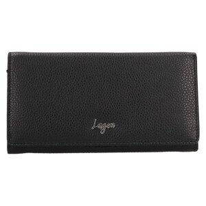 Dámska kožená peňaženka Lagen Vivie - čierna