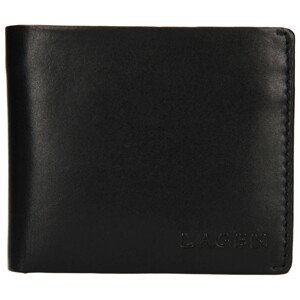Pánska kožená peňaženka Lagen Dalimil - čierna