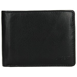 Pánska kožená peňaženka Lagen Alexo - čierna