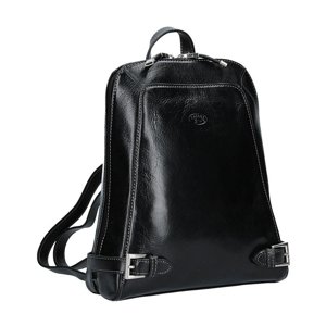 Dámsky kožený batoh Katana 82358 - čierna