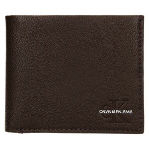 Pánska kožená peňaženka Calvin Klein Seba - hnedá