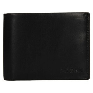 Pánska kožená peňaženka Lagen Alnedy - čierna