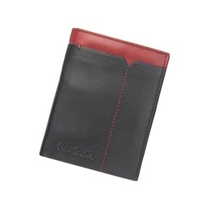 Pánska kožená peňaženka Pierre Cardin Saturn - čierno-červená