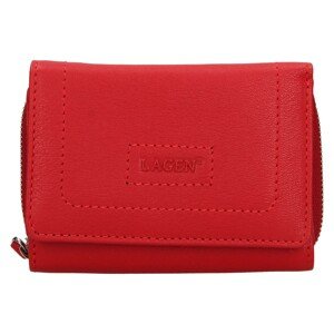 Dámska kožená peňaženka Lagen Krista - červená