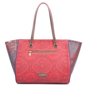 Dámska kabelka Happiness Lenna - červeno-fialová