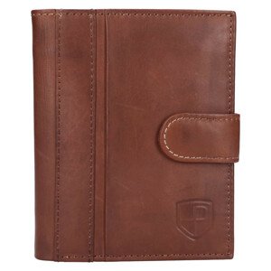 Pánska kožená peňaženka Peterson Vincent - hnedá