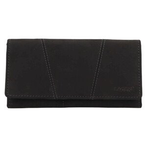 Dámska kožená peňaženka Lagen Virag - čierna