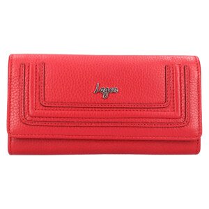 Dámska kožená peňaženka Lagen Malie - červená