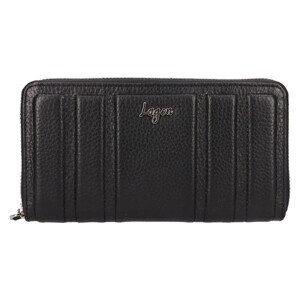 Dámska kožená peňaženka Lagen Martena - čierna