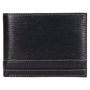 Pánska kožená peňaženka Lagen Olsson - čierna