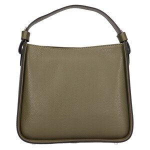 Dámska kožená kabelka Italia Lusia - zelená