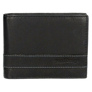 Pánska kožená peňaženka SendiDesign 48 - čierna