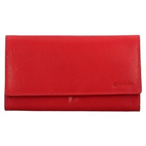 Dámska kožená peňaženka Diviley Emma - červená