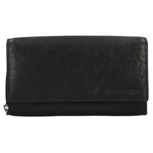 Dámska kožená peňaženka SendiDesign Aneta - čierna
