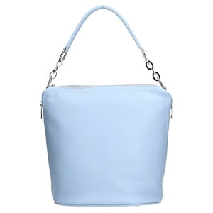 Dámska kožená kabelka Facebag Talma - modrá