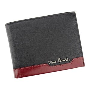 Pánska kožená peňaženka Pierre Cardin Jack - čierno-červená