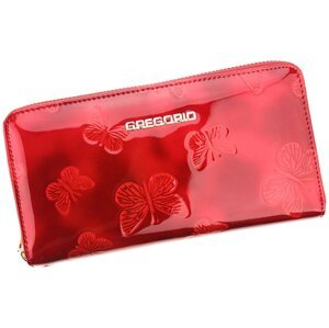 Dámska kožená puzdrová peňaženka červená - Gregorio Mallvina