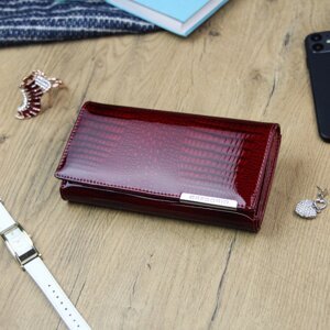Dámska kožená peňaženka červená - Gregorio Nicolleta
