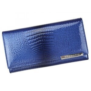 Dámska kožená peňaženka modrá - Gregorio Lisanda