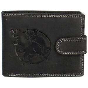 Pánska kožená peňaženka čierna - Delami Aroga Býk