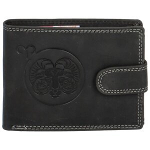 Pánska kožená peňaženka čierna - Delami Aroga Beran