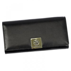 Dámska kožená peňaženka čierna - Gregorio Sofasa