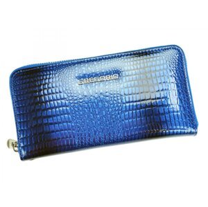 Dámska kožená púzdrová peňaženka modrá - Gregorio Lanava
