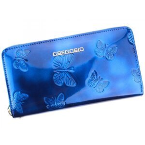 Dámska kožená púzdrová peňaženka modrá - Gregorio Mallvina