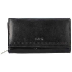 Dámska kožená peňaženka čierna - Bellugio Ermína