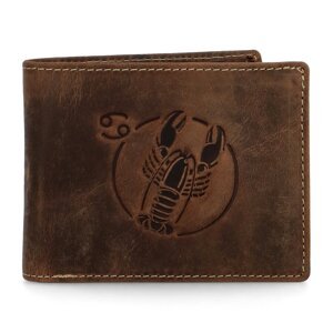 Pánska kožená peňaženka hnedá - Diviley Steig Rak