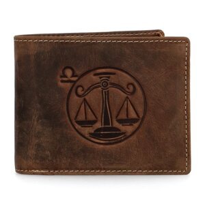 Pánska kožená peňaženka hnedá - Diviley Steig Váhy