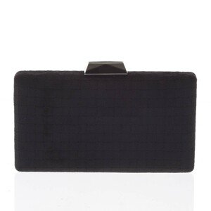 Luxusná semišová originálna čierna listová kabelka - Delami ZL093