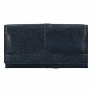 Dámska kožená peňaženka tmavomodrá - Tomas Slat