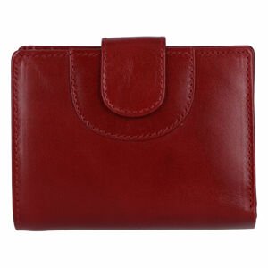 Elegantná kožená peňaženka tmavočervená - Tomas Pilia